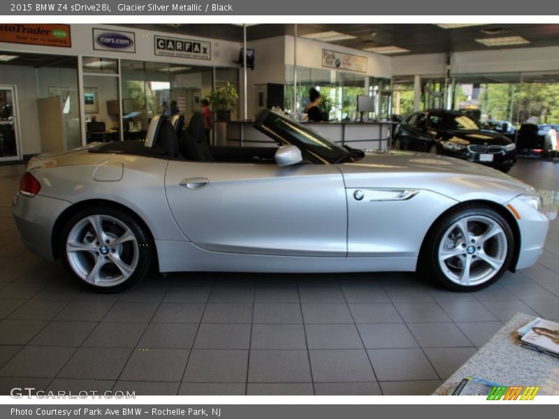 Glacier Silver Metallic / Black 2015 BMW Z4 sDrive28i