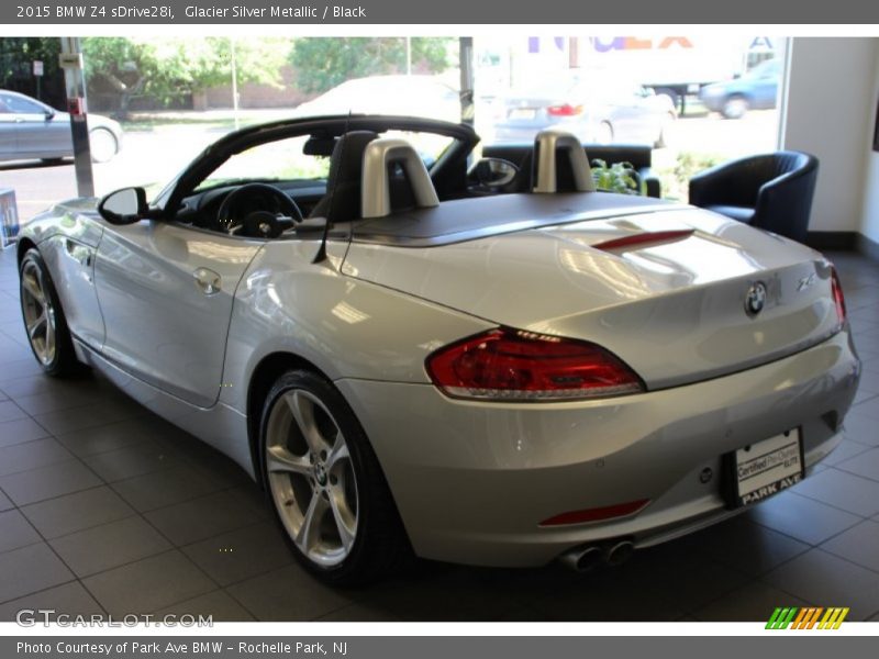 Glacier Silver Metallic / Black 2015 BMW Z4 sDrive28i