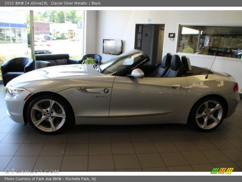 Glacier Silver Metallic / Black 2015 BMW Z4 sDrive28i