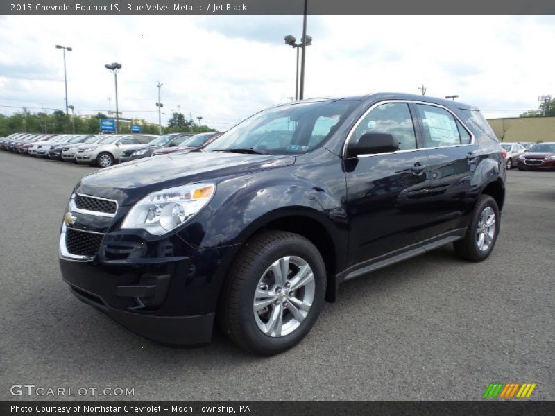 Blue Velvet Metallic / Jet Black 2015 Chevrolet Equinox LS