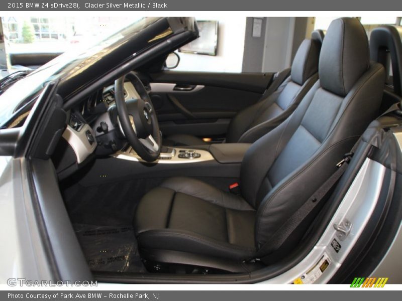 Glacier Silver Metallic / Black 2015 BMW Z4 sDrive28i