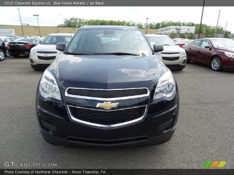 Blue Velvet Metallic / Jet Black 2015 Chevrolet Equinox LS