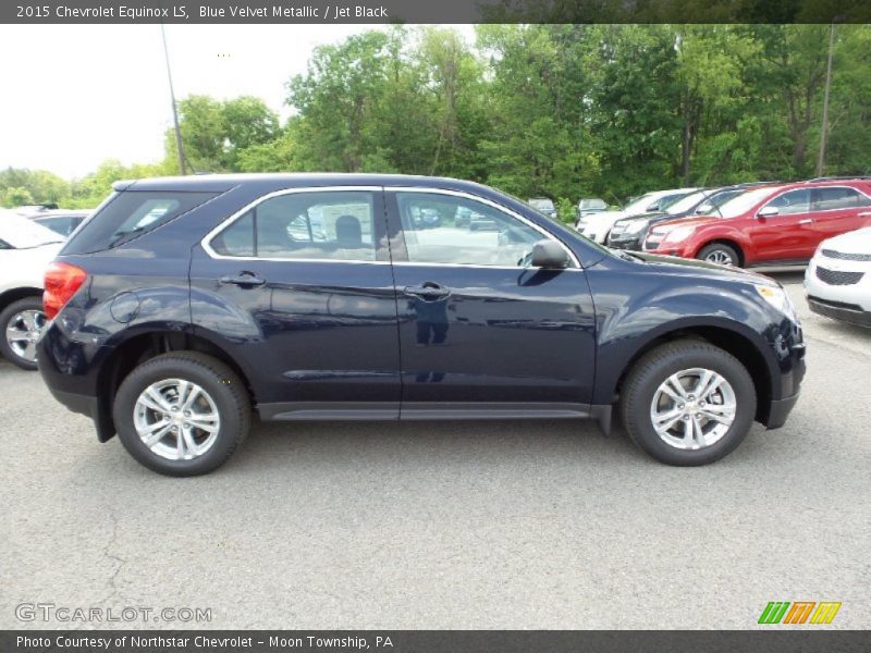 Blue Velvet Metallic / Jet Black 2015 Chevrolet Equinox LS