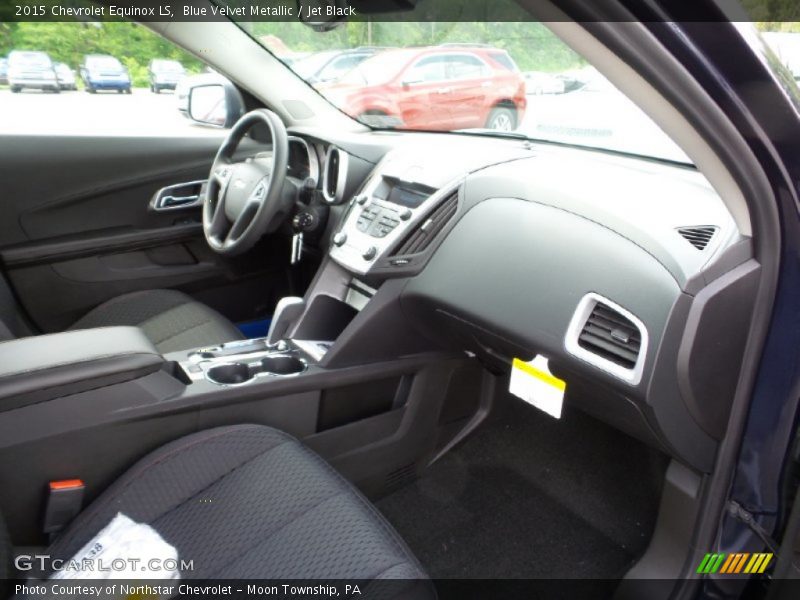 Blue Velvet Metallic / Jet Black 2015 Chevrolet Equinox LS