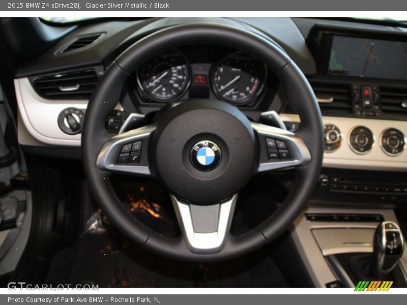 Glacier Silver Metallic / Black 2015 BMW Z4 sDrive28i