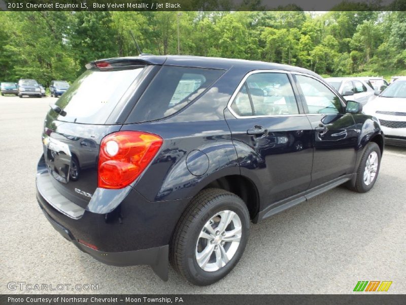 Blue Velvet Metallic / Jet Black 2015 Chevrolet Equinox LS