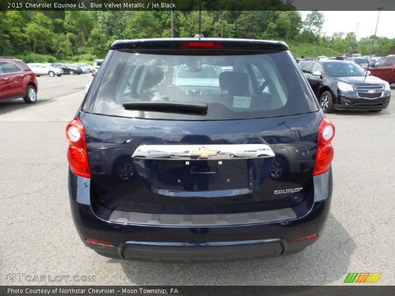 Blue Velvet Metallic / Jet Black 2015 Chevrolet Equinox LS
