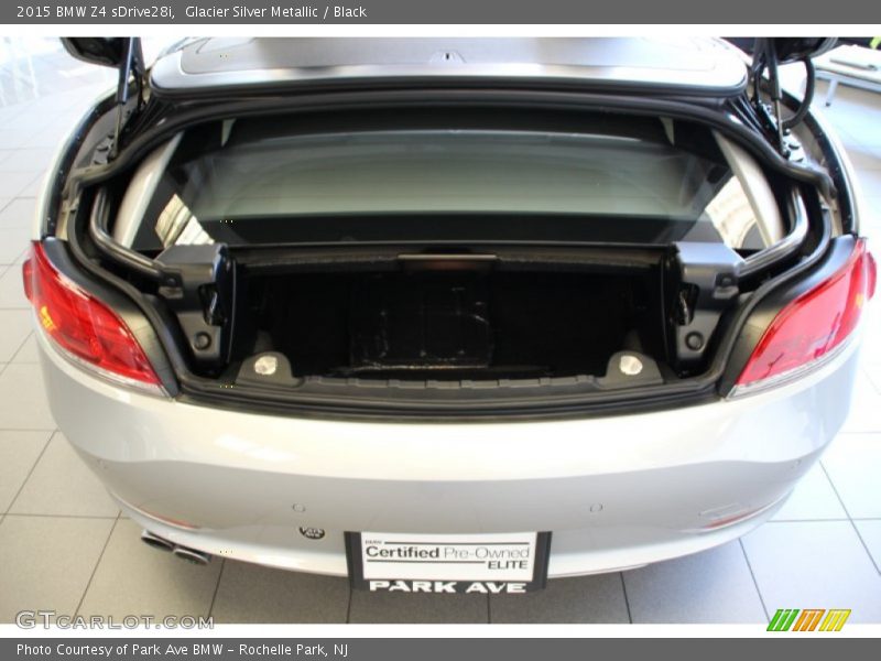 Glacier Silver Metallic / Black 2015 BMW Z4 sDrive28i