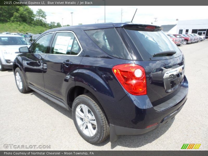 Blue Velvet Metallic / Jet Black 2015 Chevrolet Equinox LS
