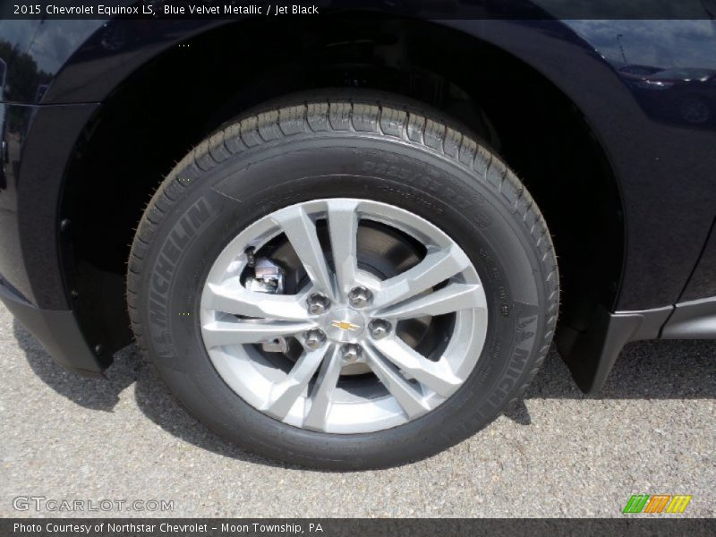 Blue Velvet Metallic / Jet Black 2015 Chevrolet Equinox LS