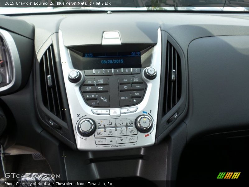 Blue Velvet Metallic / Jet Black 2015 Chevrolet Equinox LS