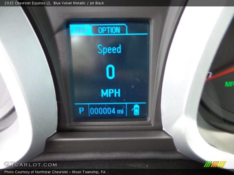 Blue Velvet Metallic / Jet Black 2015 Chevrolet Equinox LS