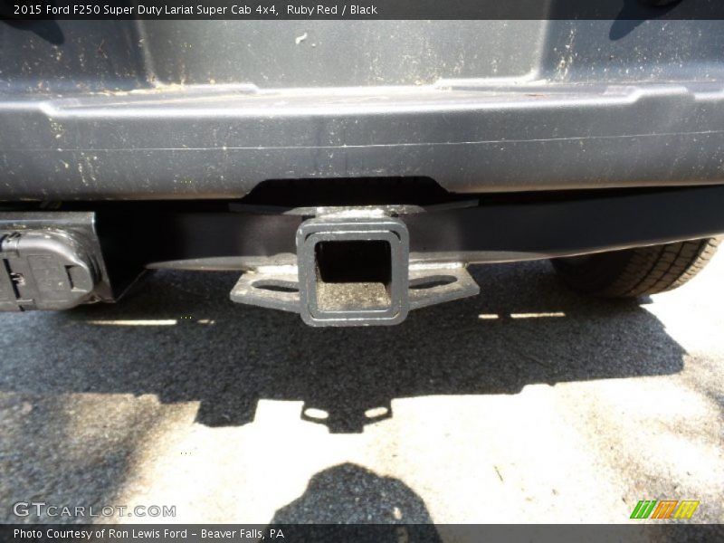 Ruby Red / Black 2015 Ford F250 Super Duty Lariat Super Cab 4x4