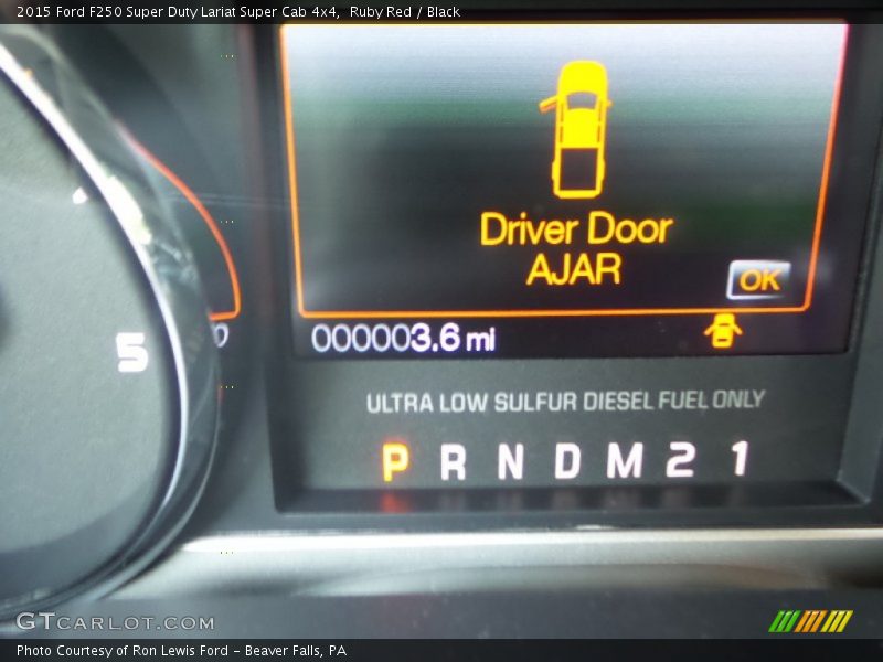 Ruby Red / Black 2015 Ford F250 Super Duty Lariat Super Cab 4x4