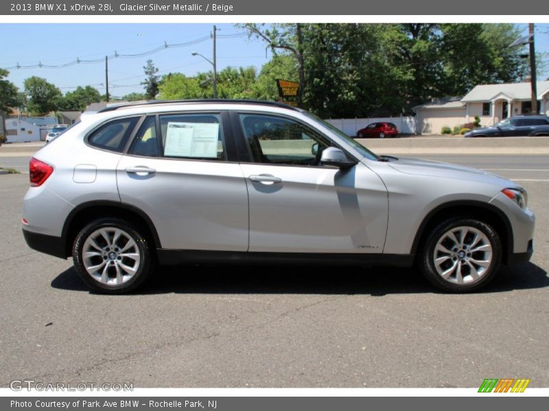 Glacier Silver Metallic / Beige 2013 BMW X1 xDrive 28i