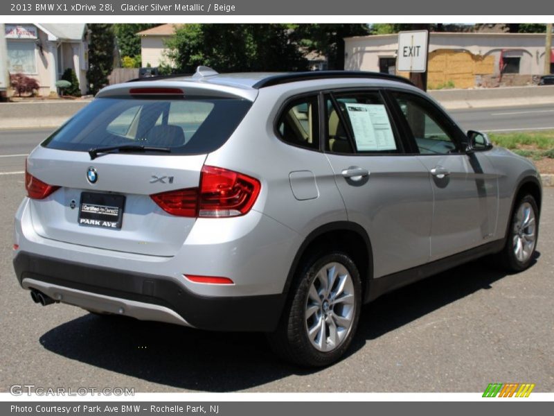 Glacier Silver Metallic / Beige 2013 BMW X1 xDrive 28i