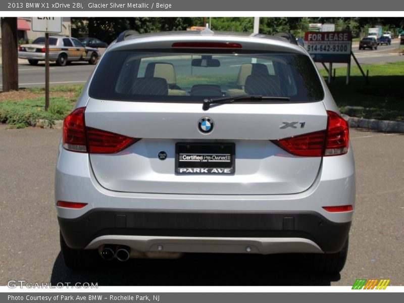 Glacier Silver Metallic / Beige 2013 BMW X1 xDrive 28i