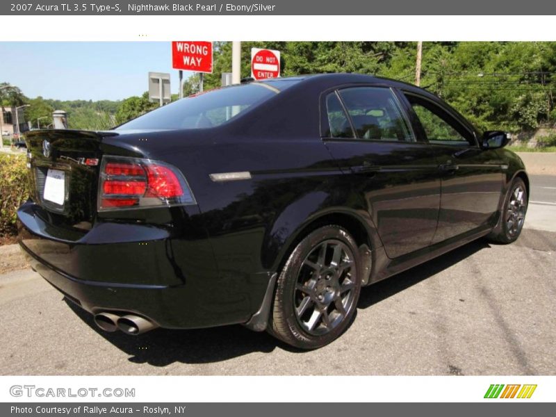 Nighthawk Black Pearl / Ebony/Silver 2007 Acura TL 3.5 Type-S