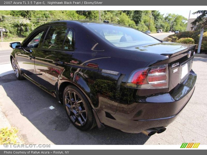 Nighthawk Black Pearl / Ebony/Silver 2007 Acura TL 3.5 Type-S