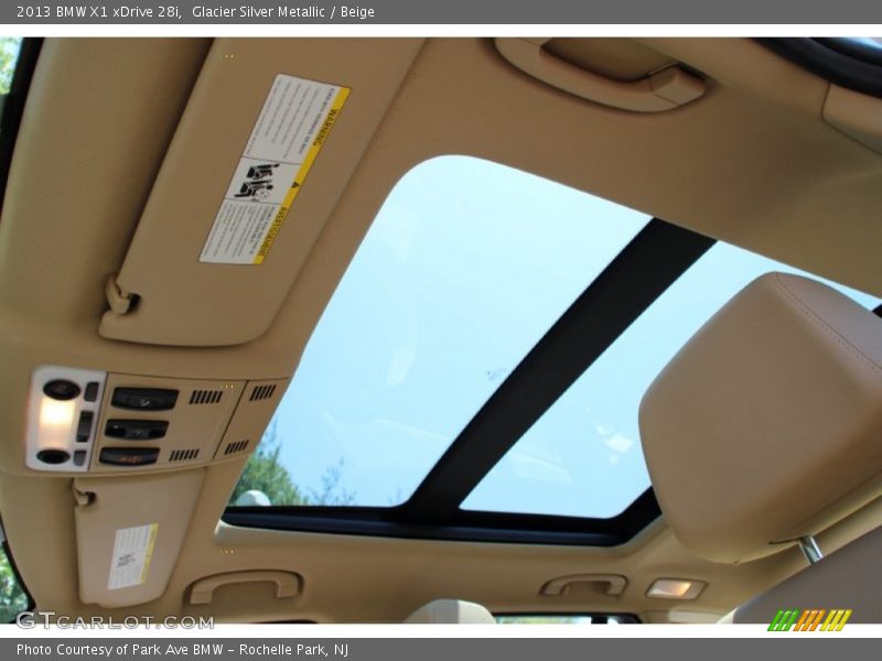 Glacier Silver Metallic / Beige 2013 BMW X1 xDrive 28i