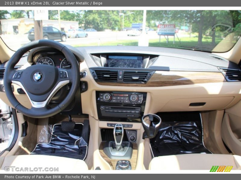 Glacier Silver Metallic / Beige 2013 BMW X1 xDrive 28i