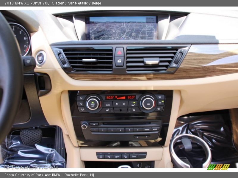 Glacier Silver Metallic / Beige 2013 BMW X1 xDrive 28i