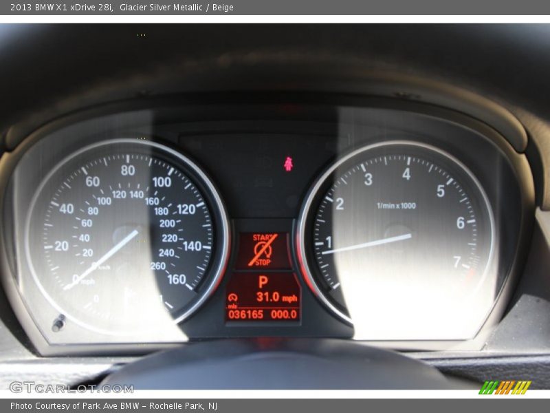 Glacier Silver Metallic / Beige 2013 BMW X1 xDrive 28i
