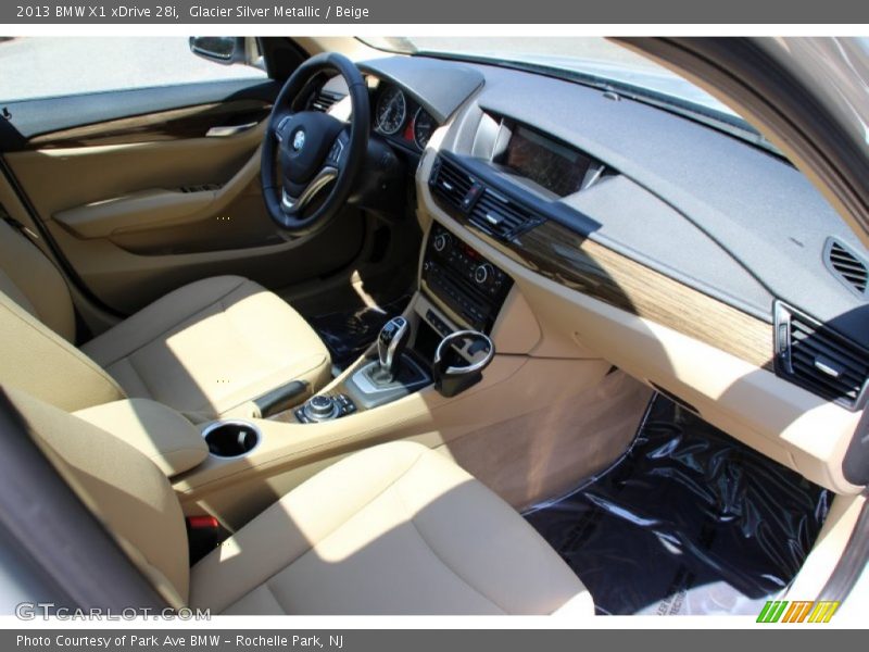 Glacier Silver Metallic / Beige 2013 BMW X1 xDrive 28i