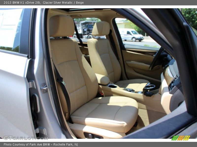 Glacier Silver Metallic / Beige 2013 BMW X1 xDrive 28i