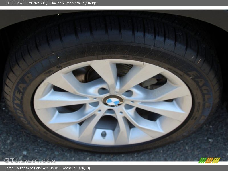 Glacier Silver Metallic / Beige 2013 BMW X1 xDrive 28i