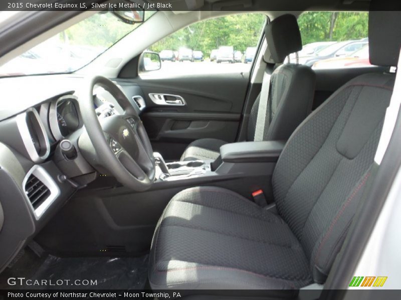 Silver Ice Metallic / Jet Black 2015 Chevrolet Equinox LS