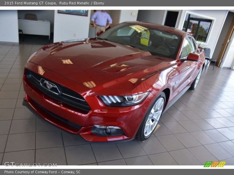 Ruby Red Metallic / Ebony 2015 Ford Mustang GT Coupe