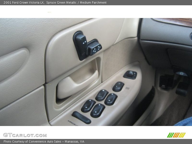 Spruce Green Metallic / Medium Parchment 2001 Ford Crown Victoria LX