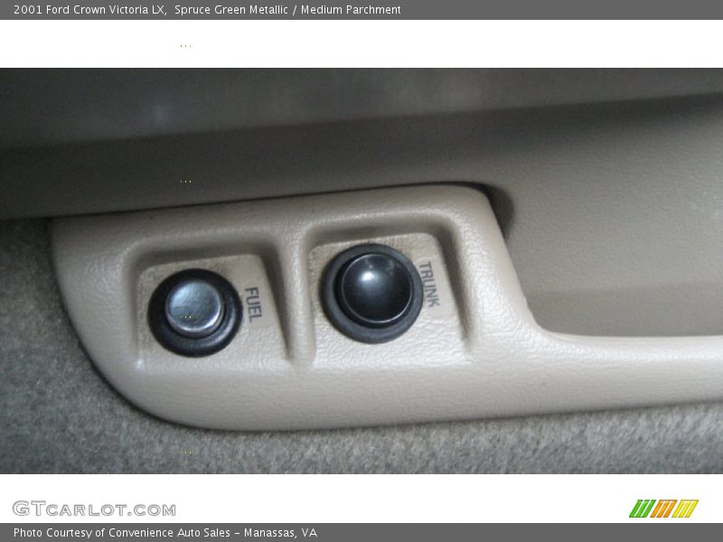 Spruce Green Metallic / Medium Parchment 2001 Ford Crown Victoria LX
