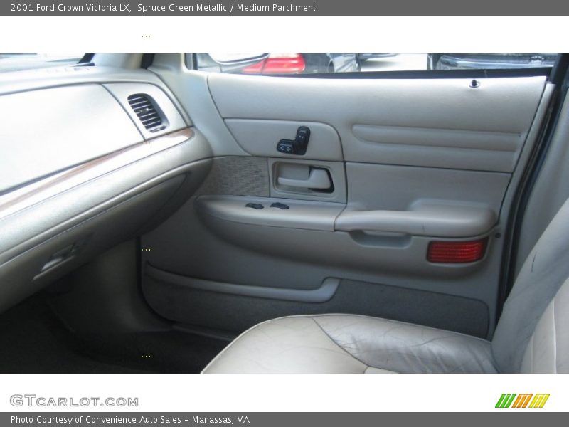 Spruce Green Metallic / Medium Parchment 2001 Ford Crown Victoria LX
