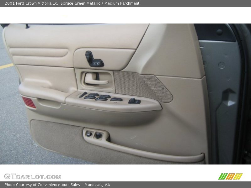 Spruce Green Metallic / Medium Parchment 2001 Ford Crown Victoria LX