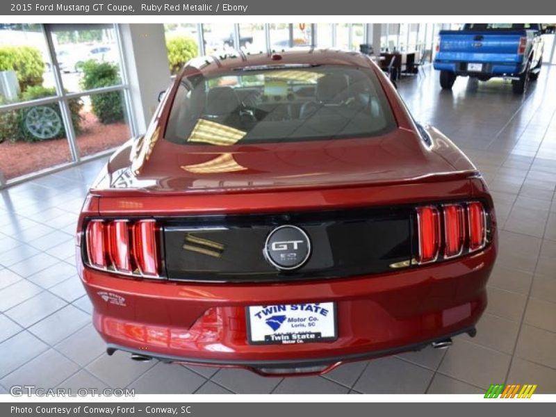 Ruby Red Metallic / Ebony 2015 Ford Mustang GT Coupe