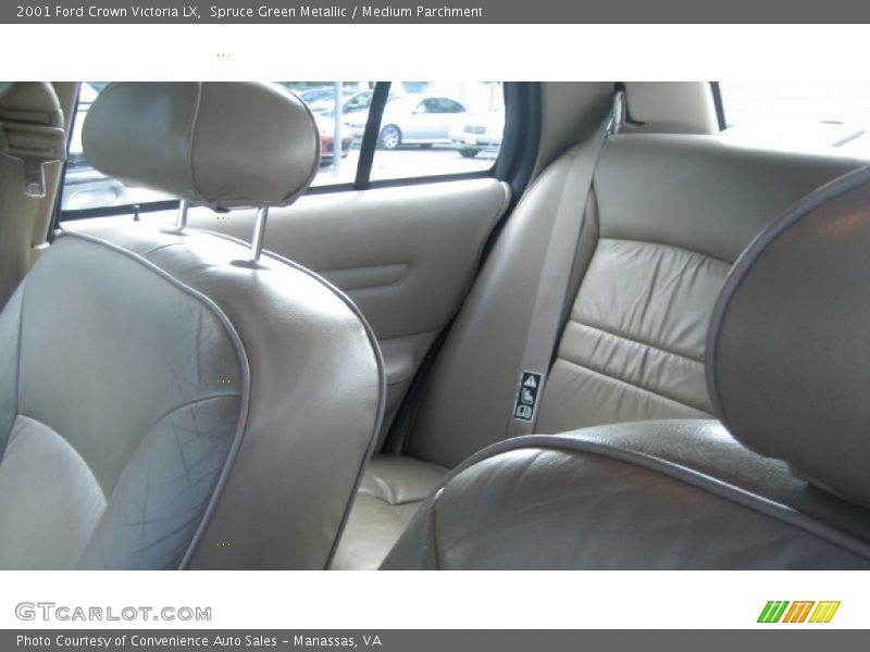 Spruce Green Metallic / Medium Parchment 2001 Ford Crown Victoria LX