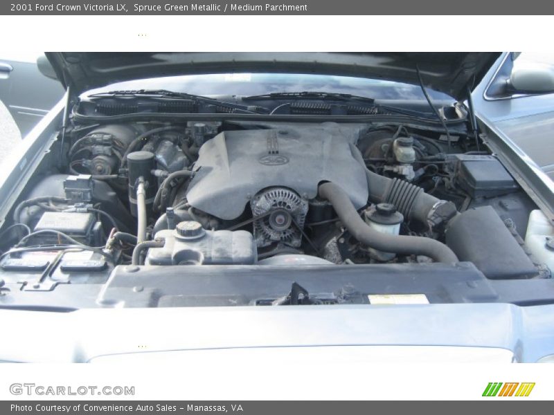 Spruce Green Metallic / Medium Parchment 2001 Ford Crown Victoria LX