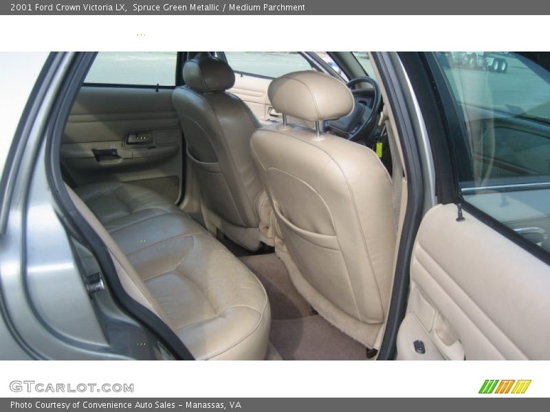 Spruce Green Metallic / Medium Parchment 2001 Ford Crown Victoria LX
