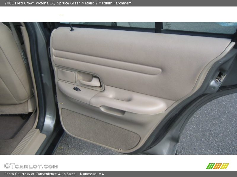 Spruce Green Metallic / Medium Parchment 2001 Ford Crown Victoria LX