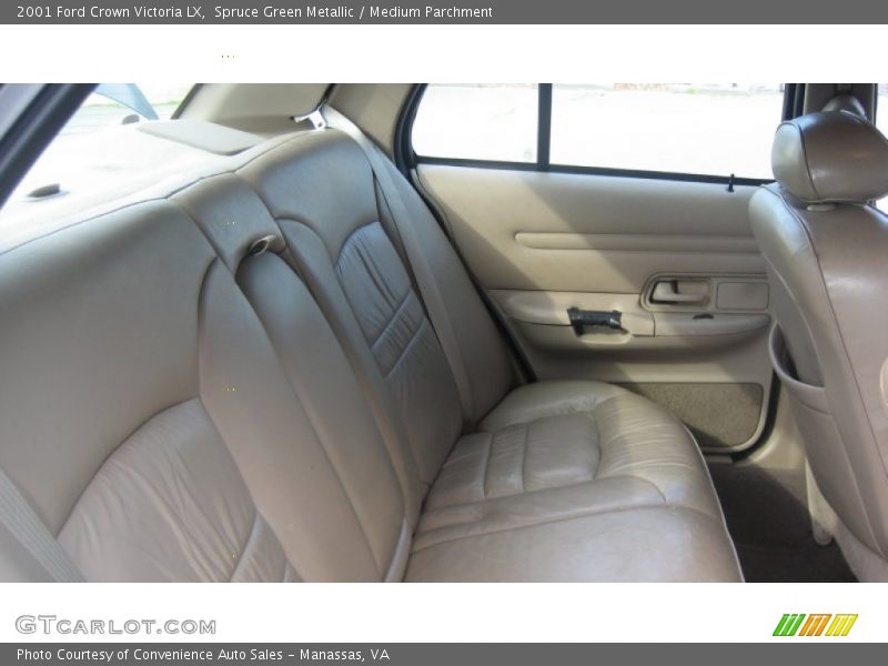 Spruce Green Metallic / Medium Parchment 2001 Ford Crown Victoria LX