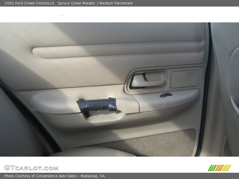 Spruce Green Metallic / Medium Parchment 2001 Ford Crown Victoria LX