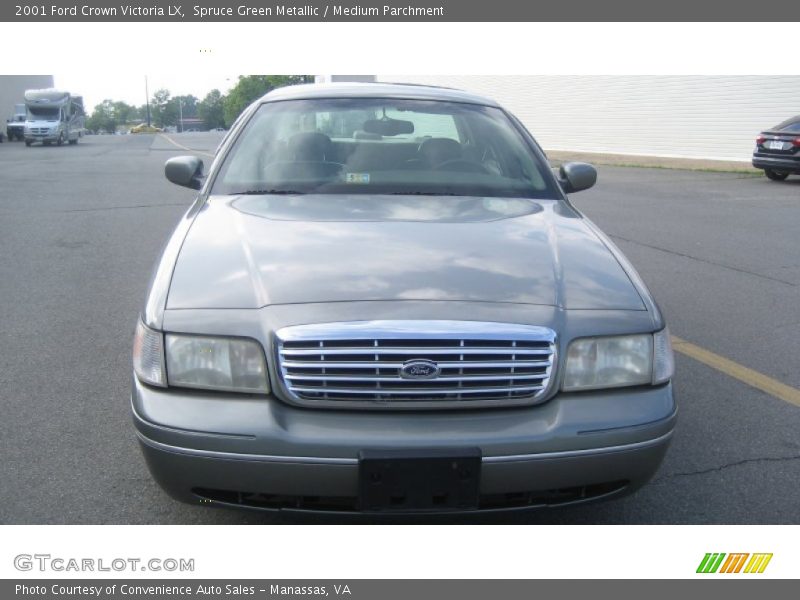 Spruce Green Metallic / Medium Parchment 2001 Ford Crown Victoria LX