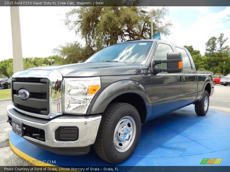 Magnetic / Steel 2015 Ford F250 Super Duty XL Crew Cab
