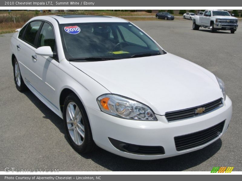 Summit White / Ebony 2010 Chevrolet Impala LTZ