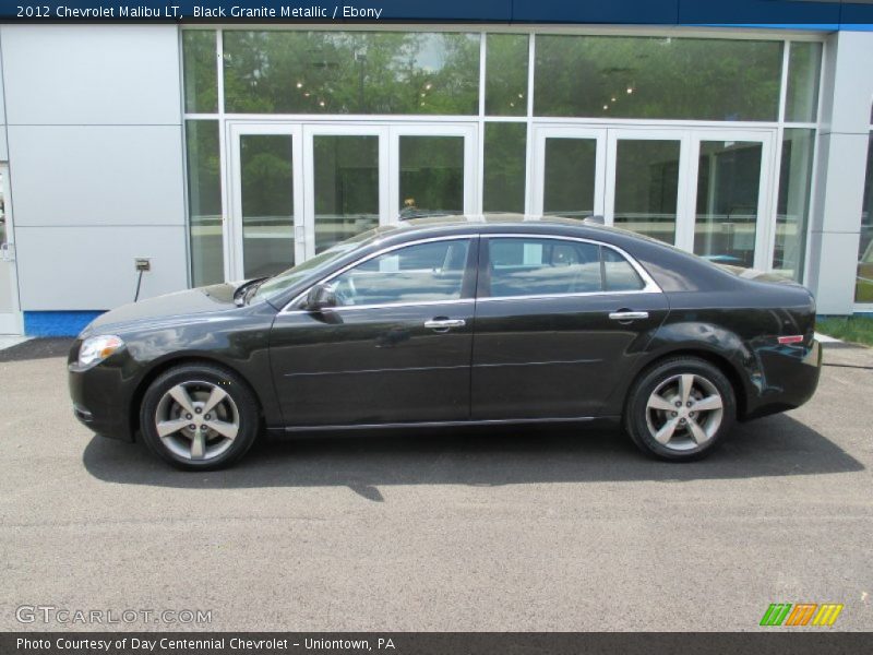 Black Granite Metallic / Ebony 2012 Chevrolet Malibu LT