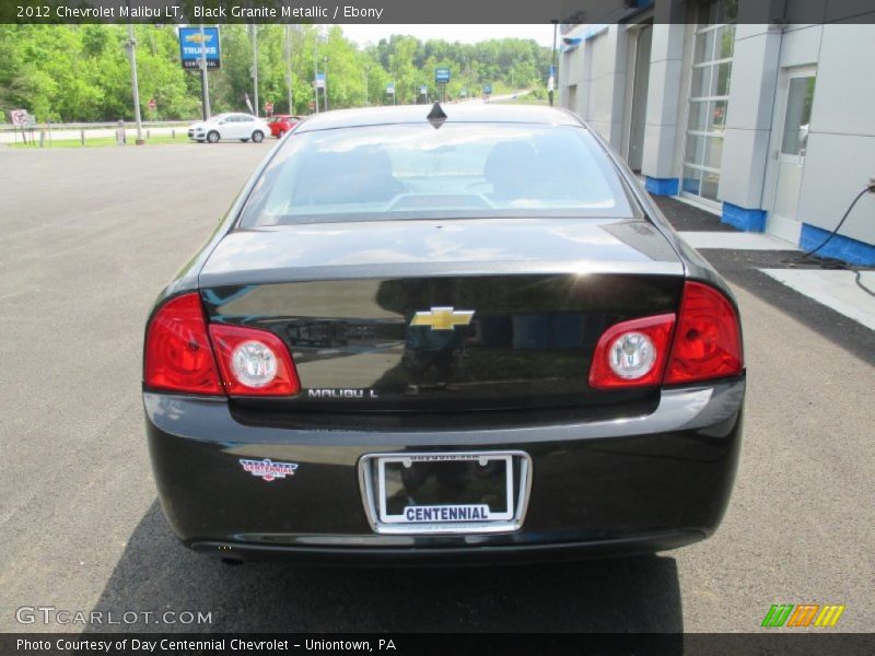 Black Granite Metallic / Ebony 2012 Chevrolet Malibu LT