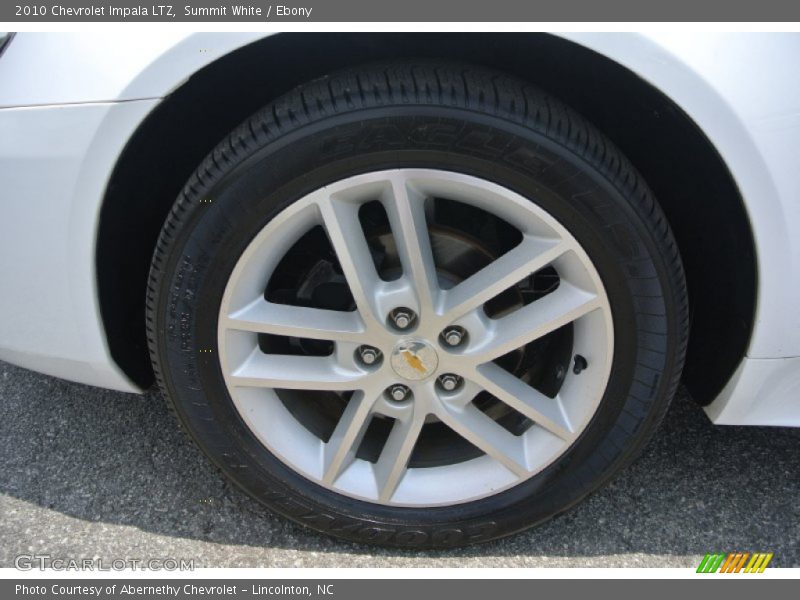 Summit White / Ebony 2010 Chevrolet Impala LTZ