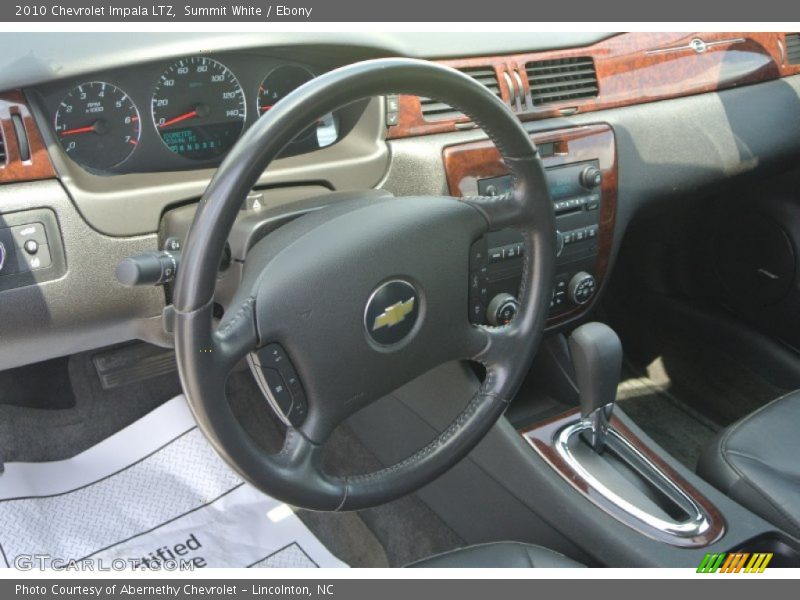 Summit White / Ebony 2010 Chevrolet Impala LTZ